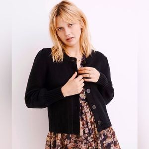 Madewell Edencroft Pleat-Sleeve Cardigan